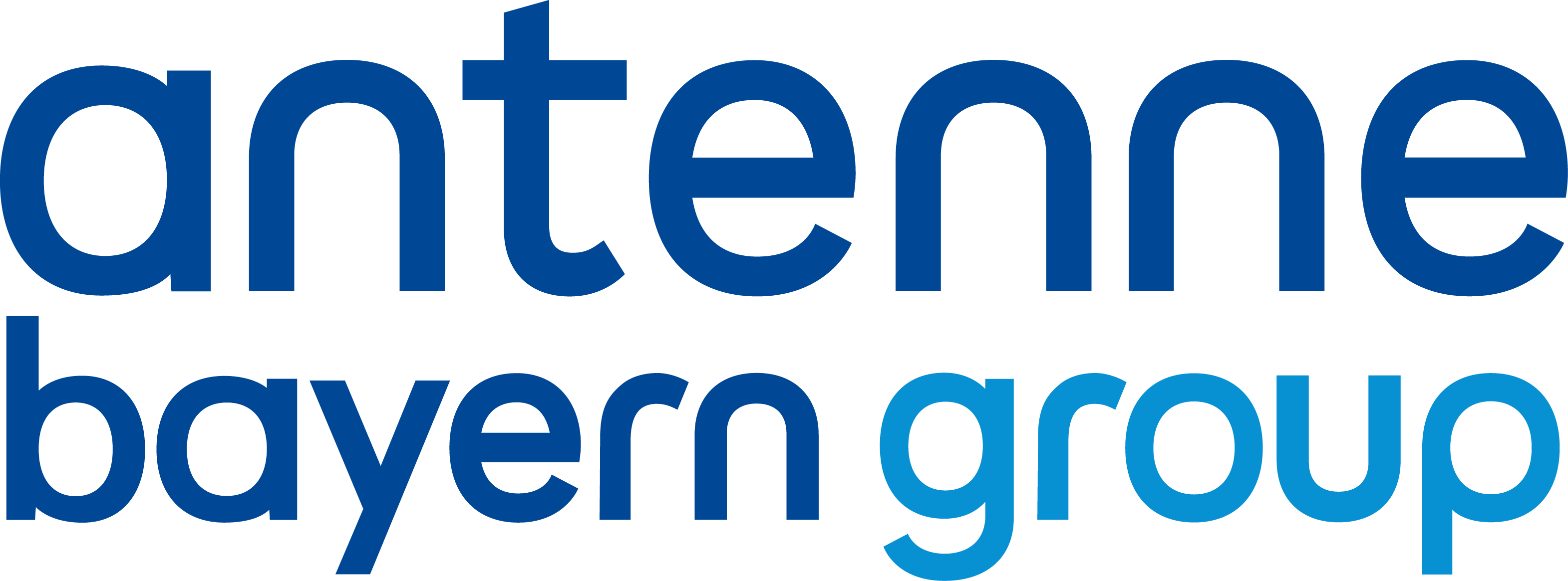 Firmenlogo der Antenne Bayern Group in CMYK