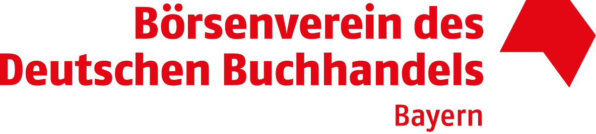 Logo des Börsenvereins des Deutschen Buchhandels – Landesverband Bayern in Rot (CMYK)