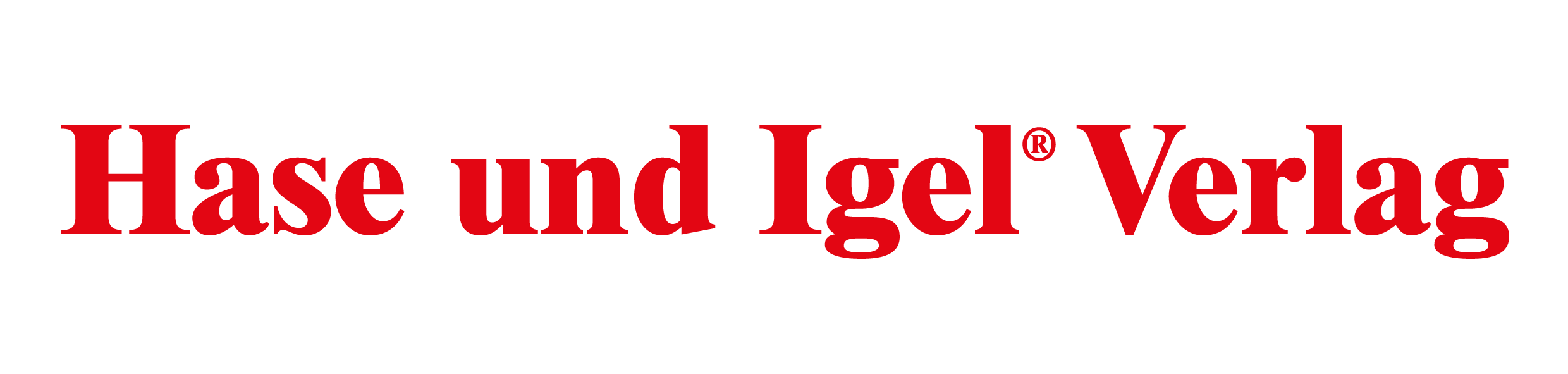 Rotes Logo von Hase und Igel Verlag