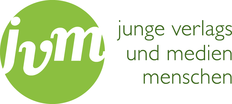 Logo der Jungen Verlags- und Medienmenschen (JVM) – Nachwuchsnetzwerk der Medien- und Verlagsbranche