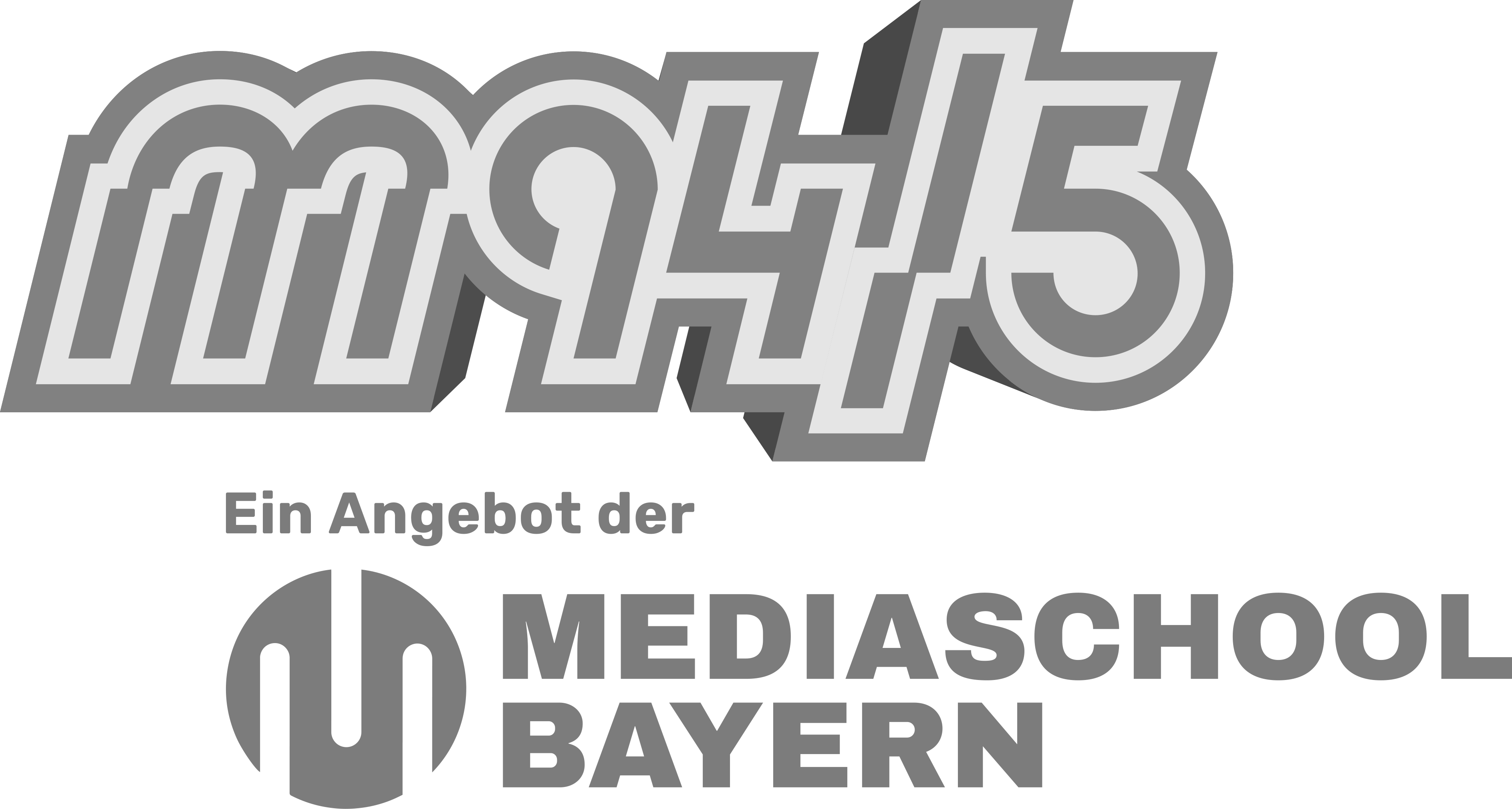 Logo der Mediaschool Bayern – Ausbildungsinitiative für junge Medienmacherinnen*