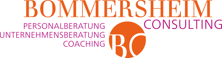logo von Bommersheim Consulting mit dem Zusatz Personalberatung, Unternhmensberatung, Coaching