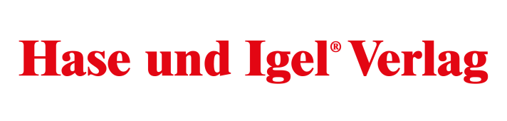 Rotes Logo von Hase und Igel Verlag
