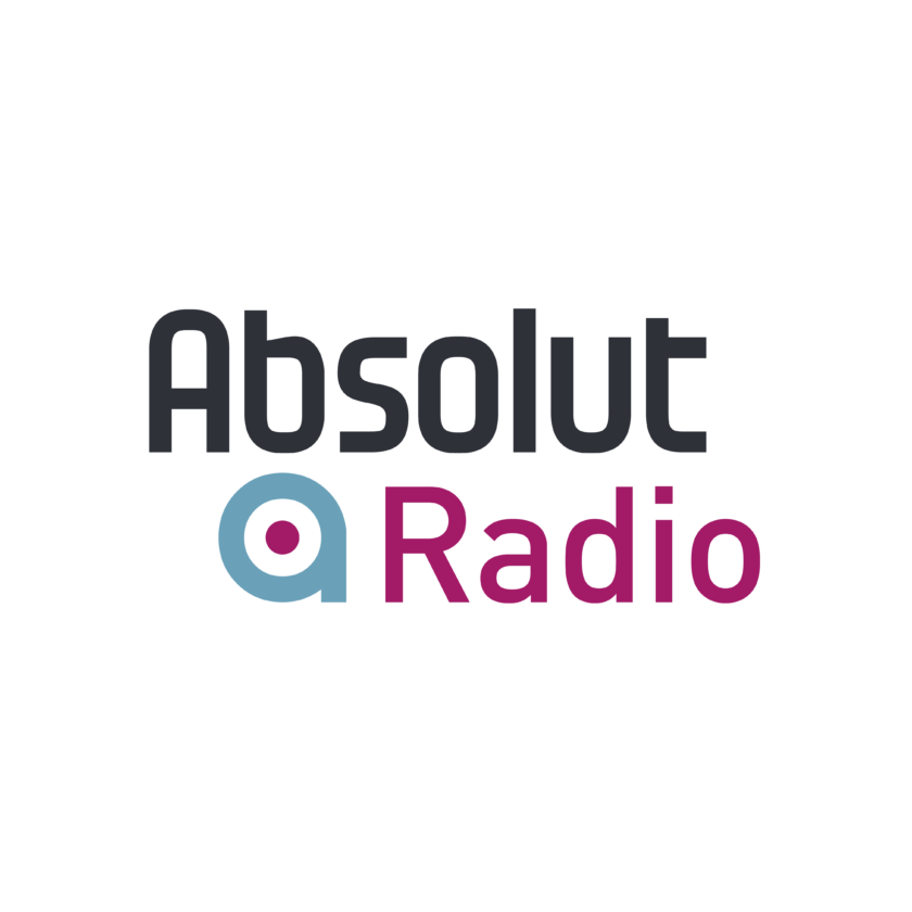 Offizielles Logo von Absolut Radio im Kreis-Design