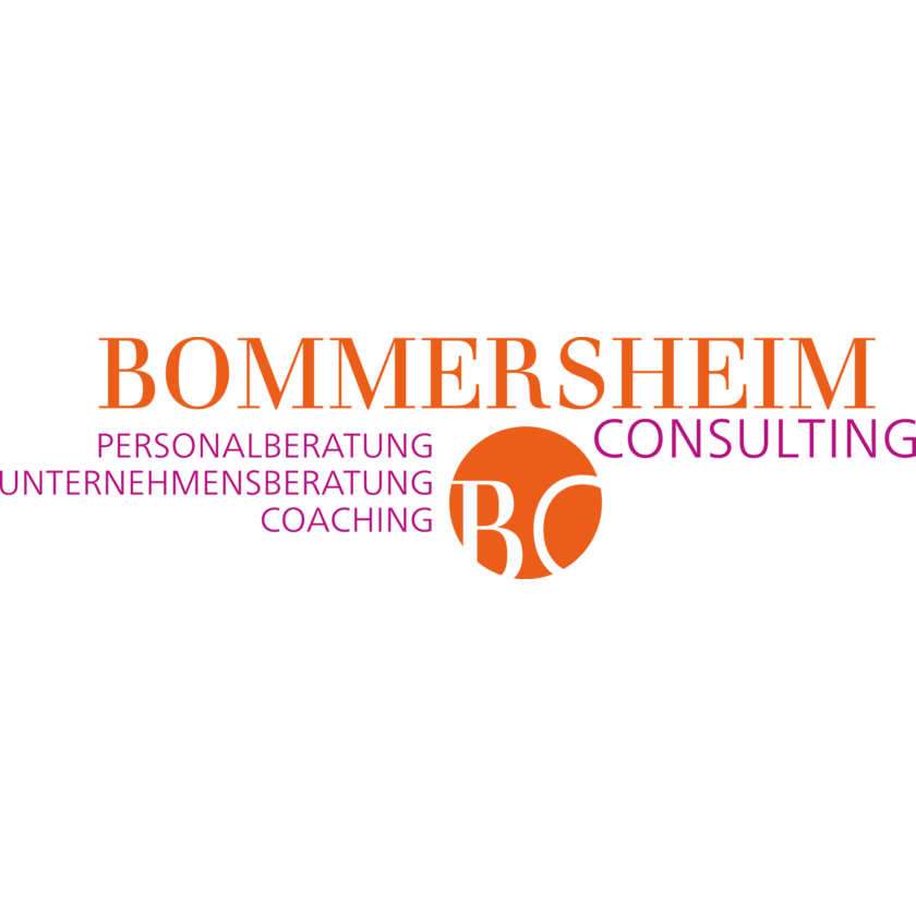 logo von Bommersheim Consulting mit dem Zusatz Personalberatung, Unternhmensberatung, Coaching