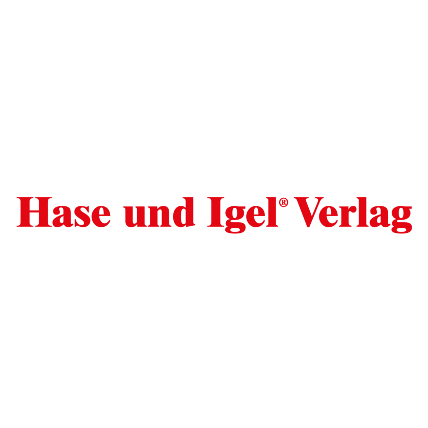 Rotes Logo von Hase und Igel Verlag