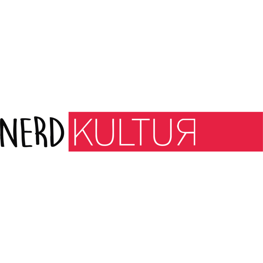 Logo von Nerdkultur in schwarz und rot
