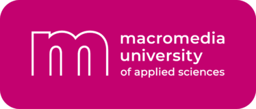 Macromedia university of applied sciences logo rgb karte linksbündig raspberry