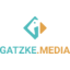 Logo von Gatzke.Media in türkis und Orange