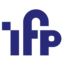 Logo des Instituts zur Förderung publizistischen Nachwuchses (IFP) in Nachtblau – Journalistenschule